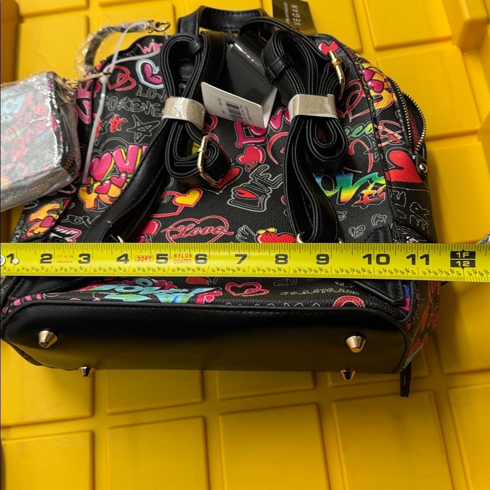Love Backpack Set In Black - Picture 7 of 14